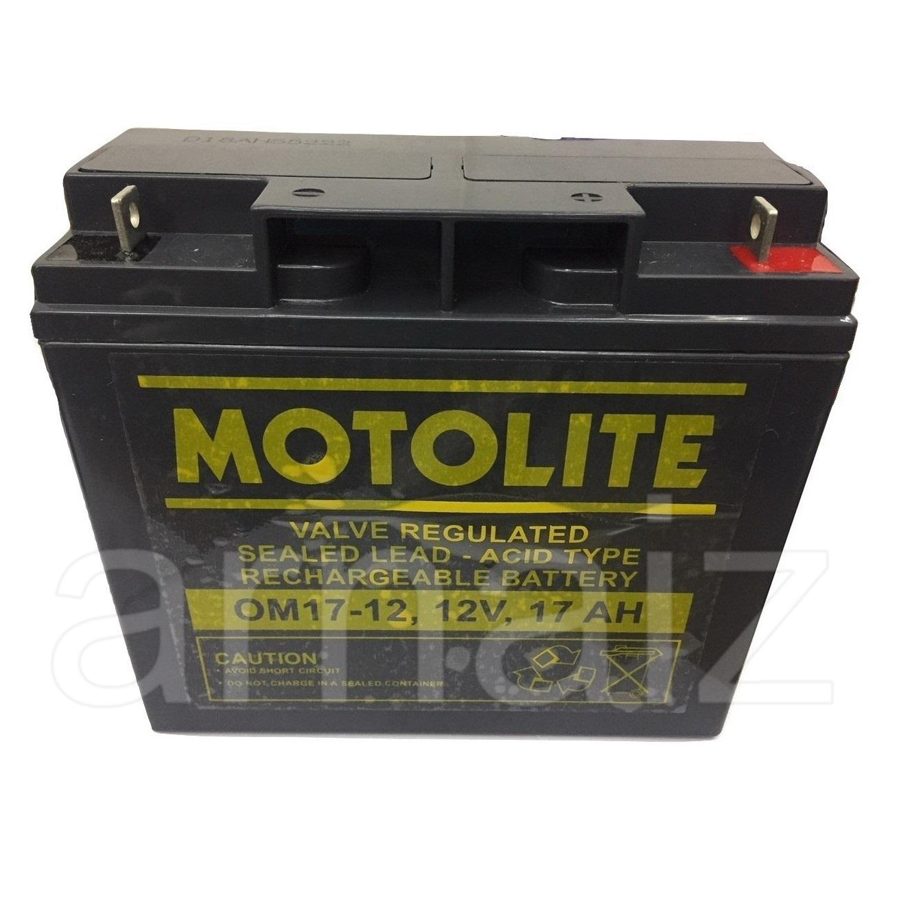 Motolite 12v 17Ah SLA Rechargeable Battery OM17-12 Valve Regulated Sealed Lead