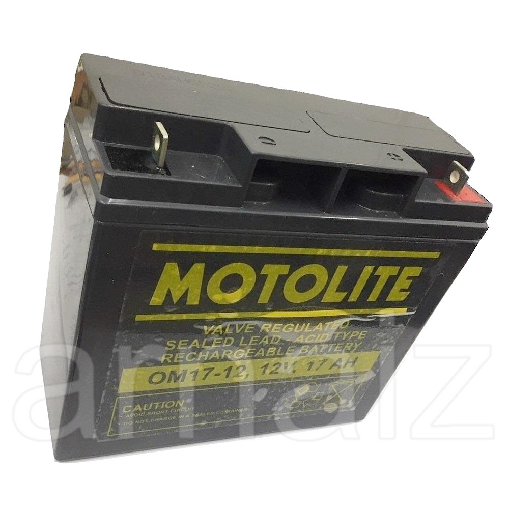 Motolite 12v 17Ah SLA Rechargeable Battery OM17-12 Valve Regulated Sealed Lead