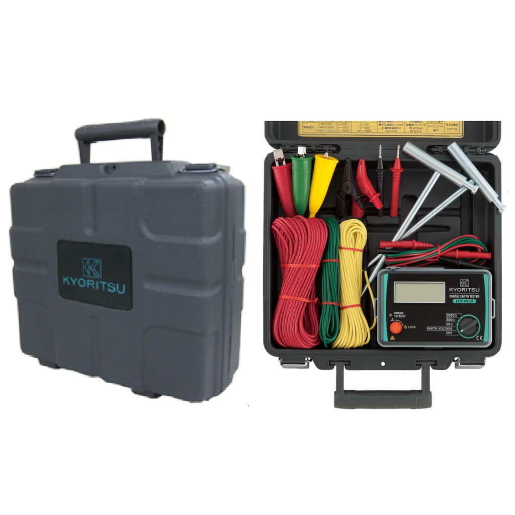 Kyoritsu 4105A-H Earth Testers HARD CASE Earth Tester
