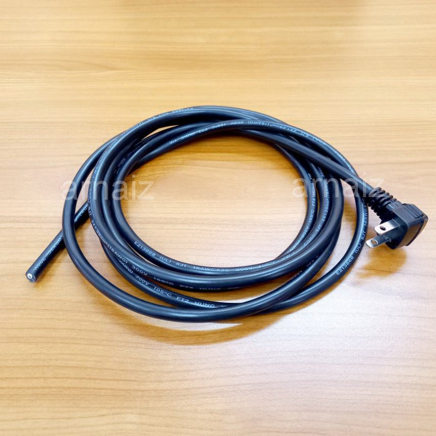 Cobra Cord, Royal Cord 16/2, 3 Meters, with Molded Angled Plug
