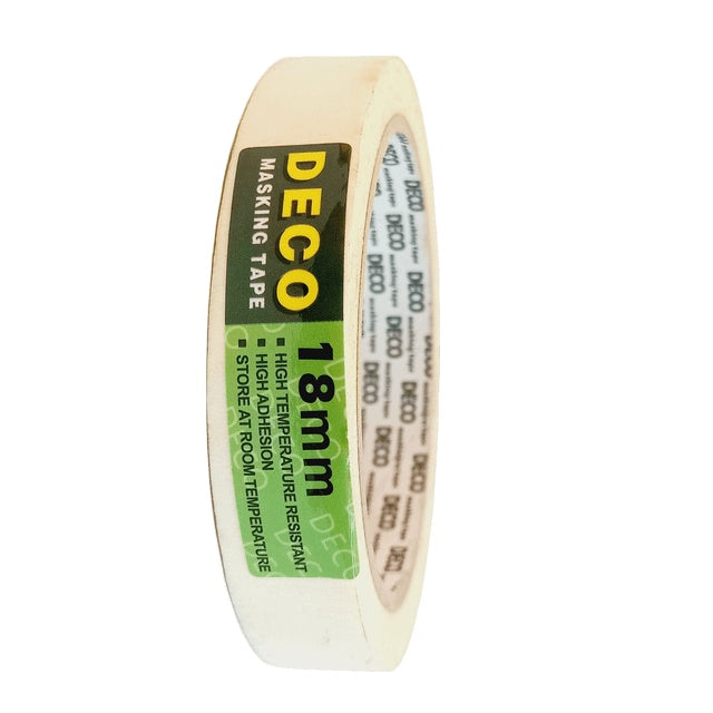 Deco Masking Tape 3/4" 3/4inches 18mm High Temperature Resistant Masking Tape High Adhesion Tape 3/4