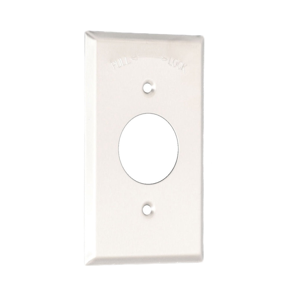 American Denki 141S Wall Plate Stainless 1 Gang 1 Receptacle