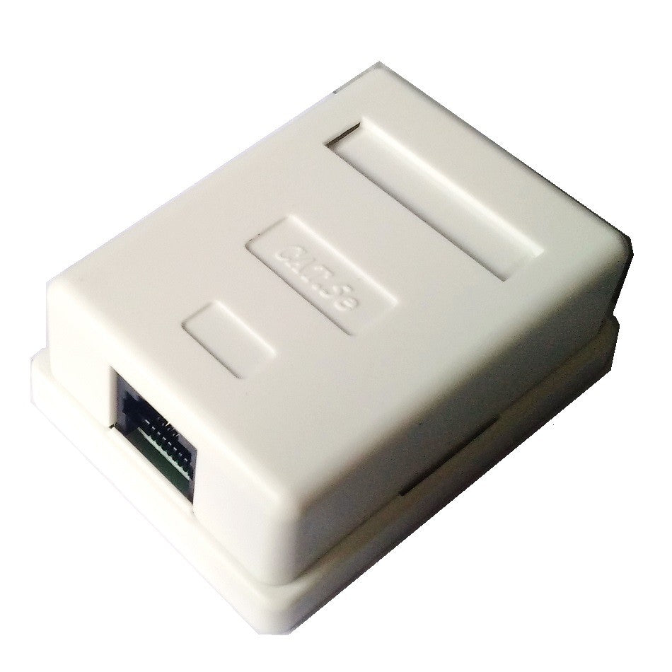 Cat5e Modular Box Surface Mount Box with Adhesive cat 5e cat 5 cat5 RJ45 Information Outlet