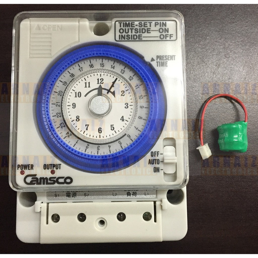 Camsco TB-35N Non Power Failure 24 Hours Timer Time Switch 15A
