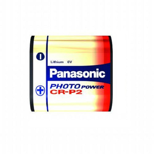Panasonic CRP2 (Gold) 6V Lithium Battery CR-P2 Photo Lithium Power 6 volts CR P2 Batteries