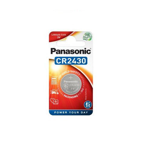 Panasonic CR2430 Battery (1pc) CR 2430 Button Coin DL2430 BR2430 KL2430 3V CR-2430 3 Volts Batteries