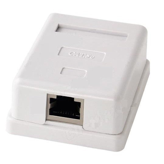 Cat5e Modular Box Surface Mount Box with Adhesive cat 5e cat 5 cat5 RJ45 Information Outlet