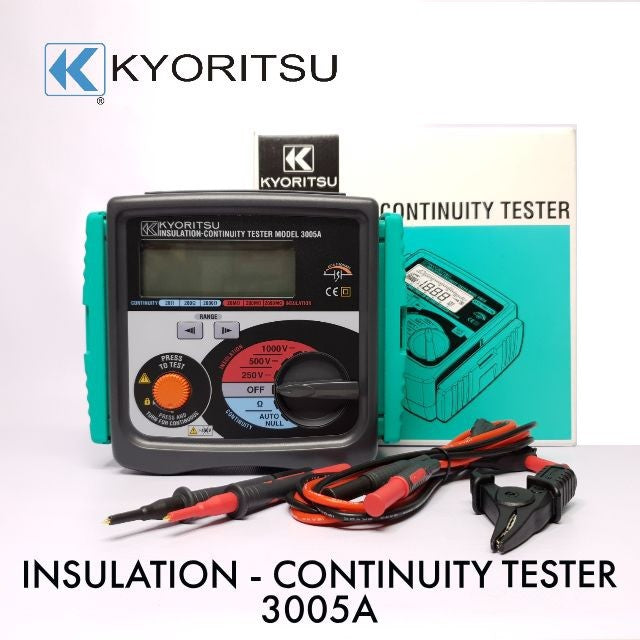 Kyoritsu 3005A Digital Insulation Continuity Tester Megger Test Insulation Testers
