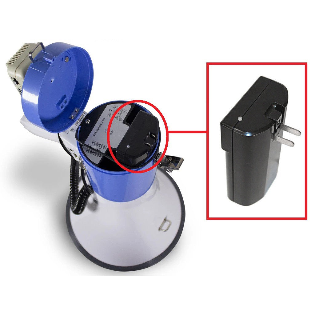 Rechargeable Battery for Megaphone 12V With Wall Charger 12 Volts Lithium-ion Battery Pack for Crown