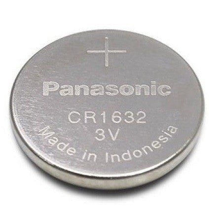 Panasonic CR1632 (5 pcs) 3v Lithium Button Cell Battery in Blister Pack Panasonic CR 1632 Batteries