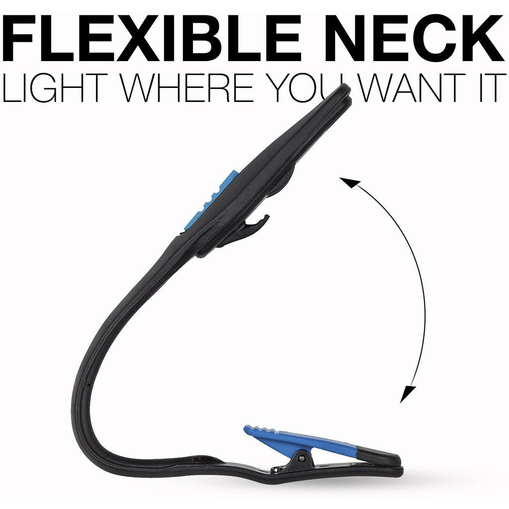 Energizer LED Clip on Book Light for Reading in Bed Light for Books Kindles Booklite Booklight Lamp