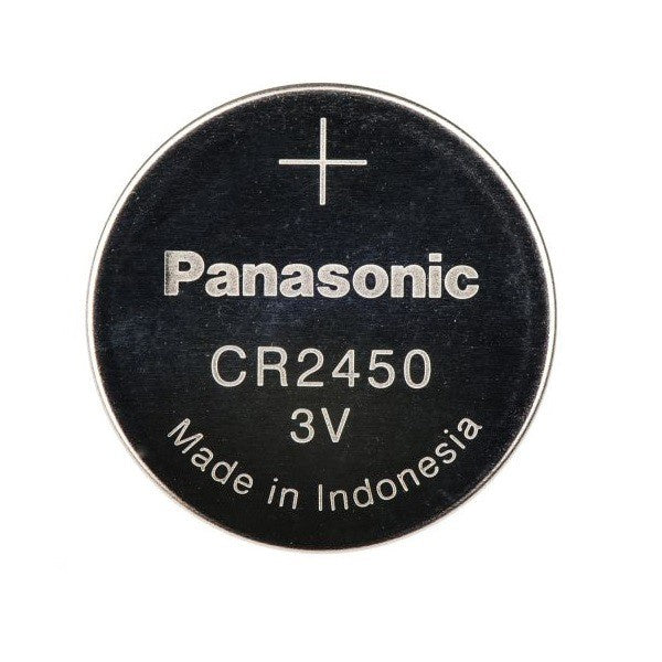 Panasonic CR2450 Battery (1pc) 3V CR 2450 CR-2450 Coin Button Cell Batteries 3 Volts Lithium Battery