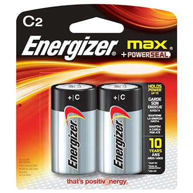 Energizer Max size C Batteries (2 pcs) LR14 Energizer C Alkaline Battery Original Energizer