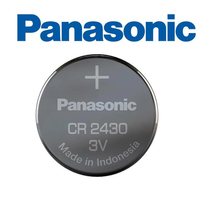 Panasonic CR2430 Battery (1pc) CR 2430 Button Coin DL2430 BR2430 KL2430 3V CR-2430 3 Volts Batteries
