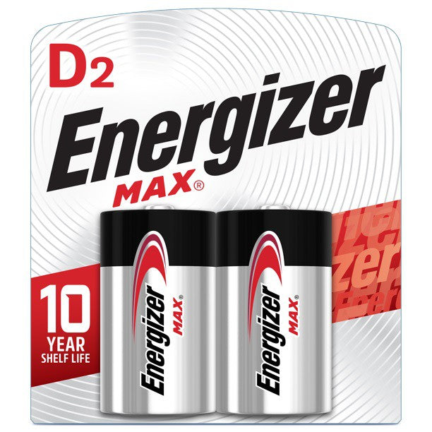 Energizer Max size D Batteries (2 pcs) LR20 Energizer D Alkaline Battery Original Energizer
