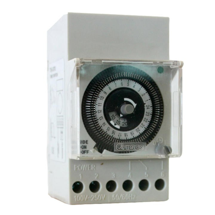 Camsco Timer Switch TB370 Time Switch TB-370 24-Hours Timer 24 Hour