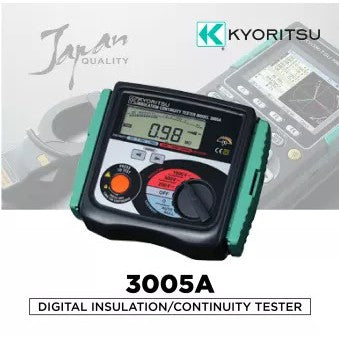 Kyoritsu 3005A Digital Insulation Continuity Tester Megger Test Insulation Testers