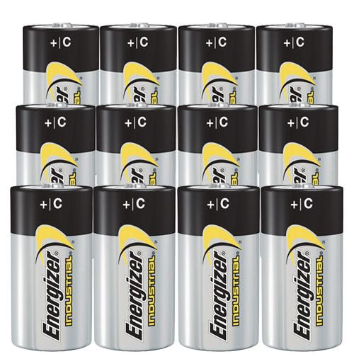 Energizer Size C (12pcs) Alkaline Industrial Battery 1.5V LR14 MN1400 Batteries 12 pieces per box