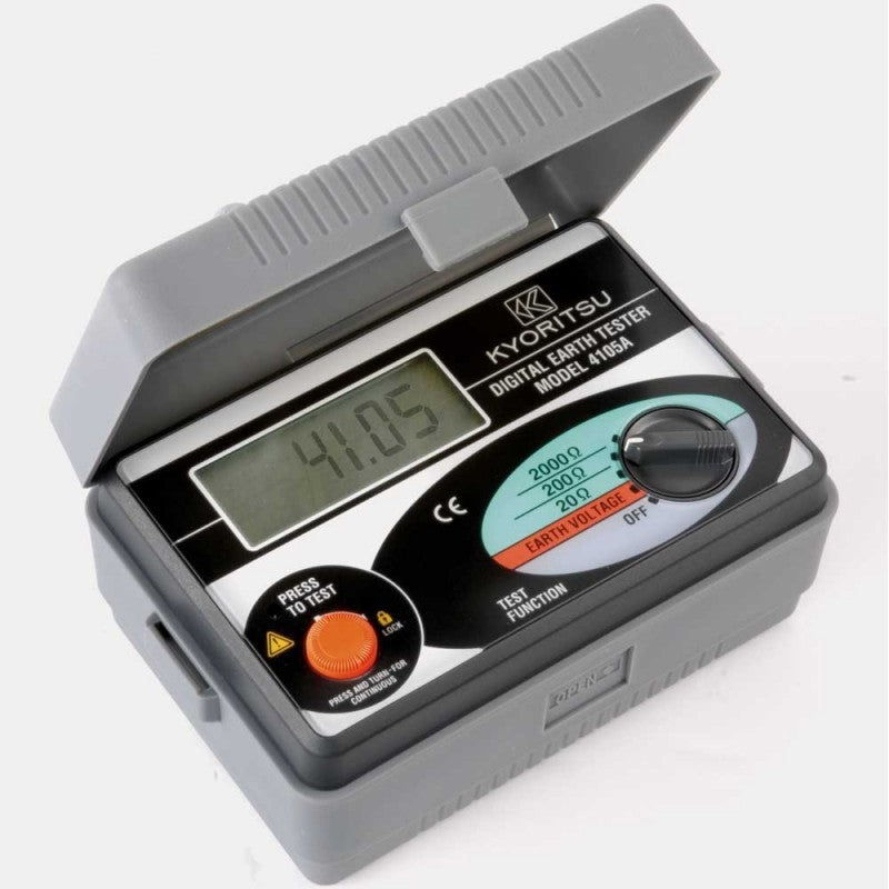 Kyoritsu 4105A-H Earth Testers HARD CASE Earth Tester