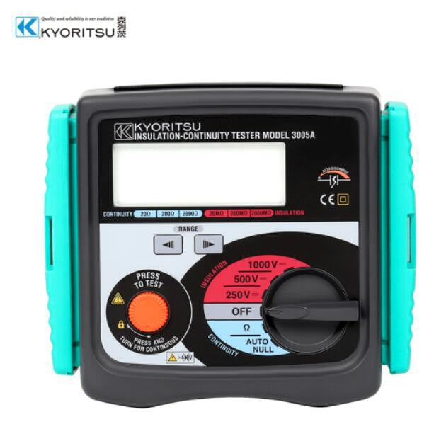Kyoritsu 3005A Digital Insulation Continuity Tester Megger Test Insulation Testers