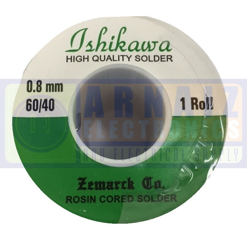 Ishikawa Soldering Lead 0.8mm QUICK MELT 60/40 Tin Lead Rosin Core Solder Soldering Ichikawa Welding