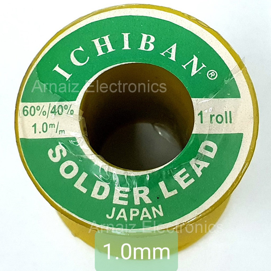 Ichiban Soldering Lead 60/40 1.2m/m 1.0m/m 0.8m/m 60 40 Japan 1.2 1.0 0.8 mm Lead