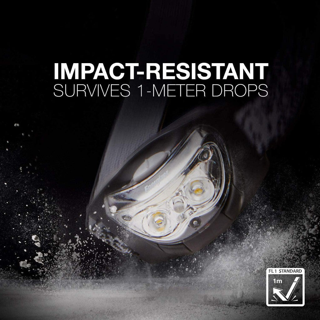 Energizer LED Headlamp 60 Lumens Bright and Durable Headlight Lightweight HDL33A1 Head Lamp Light