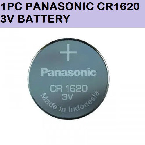 Panasonic CR1620 Battery (1pc) Button Cell Coin Batteries CR-1620 3V Lithium Battery CR 1620 3 Volts