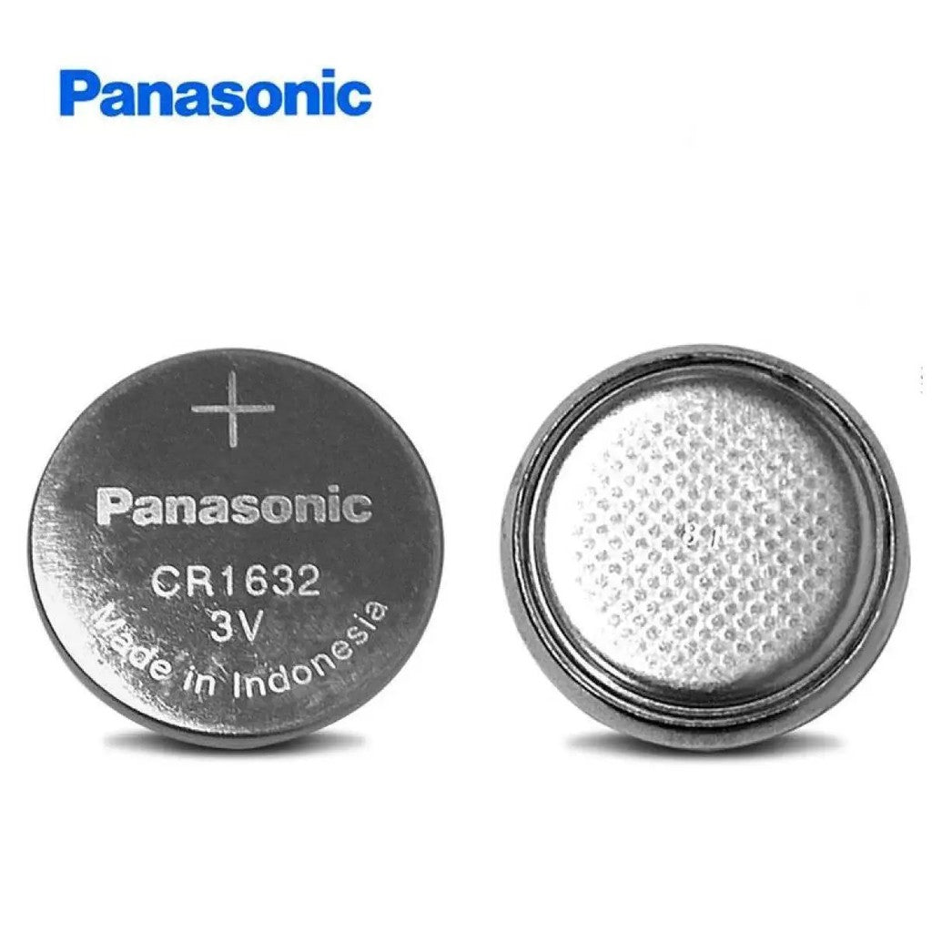 Panasonic CR1632 (5 pcs) 3v Lithium Button Cell Battery in Blister Pack Panasonic CR 1632 Batteries