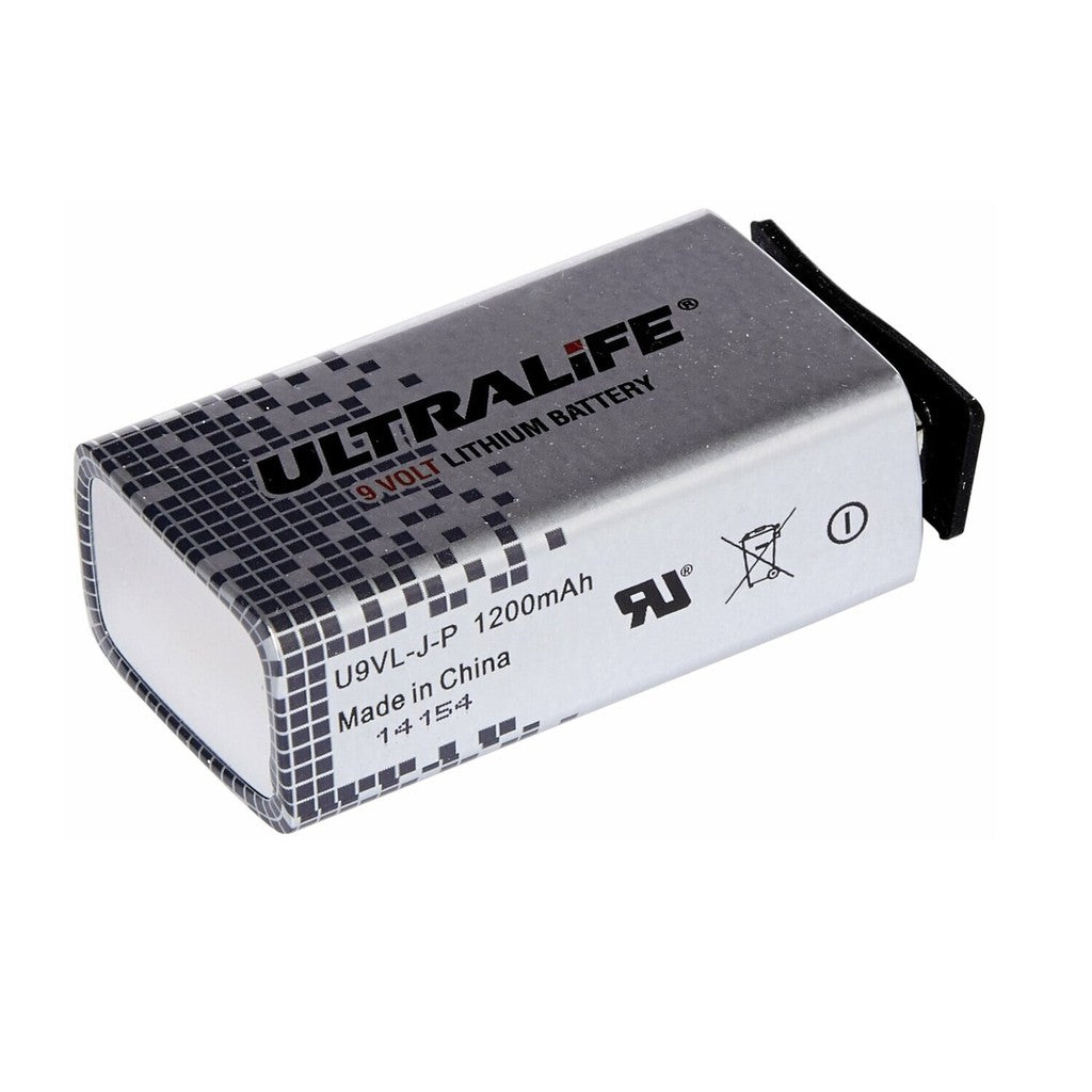 Ultralife 9V Lithium Battery (10 pcs) 9 Volts Batteries for Defibtech Lifeline AUTO AED Smoke Alarm