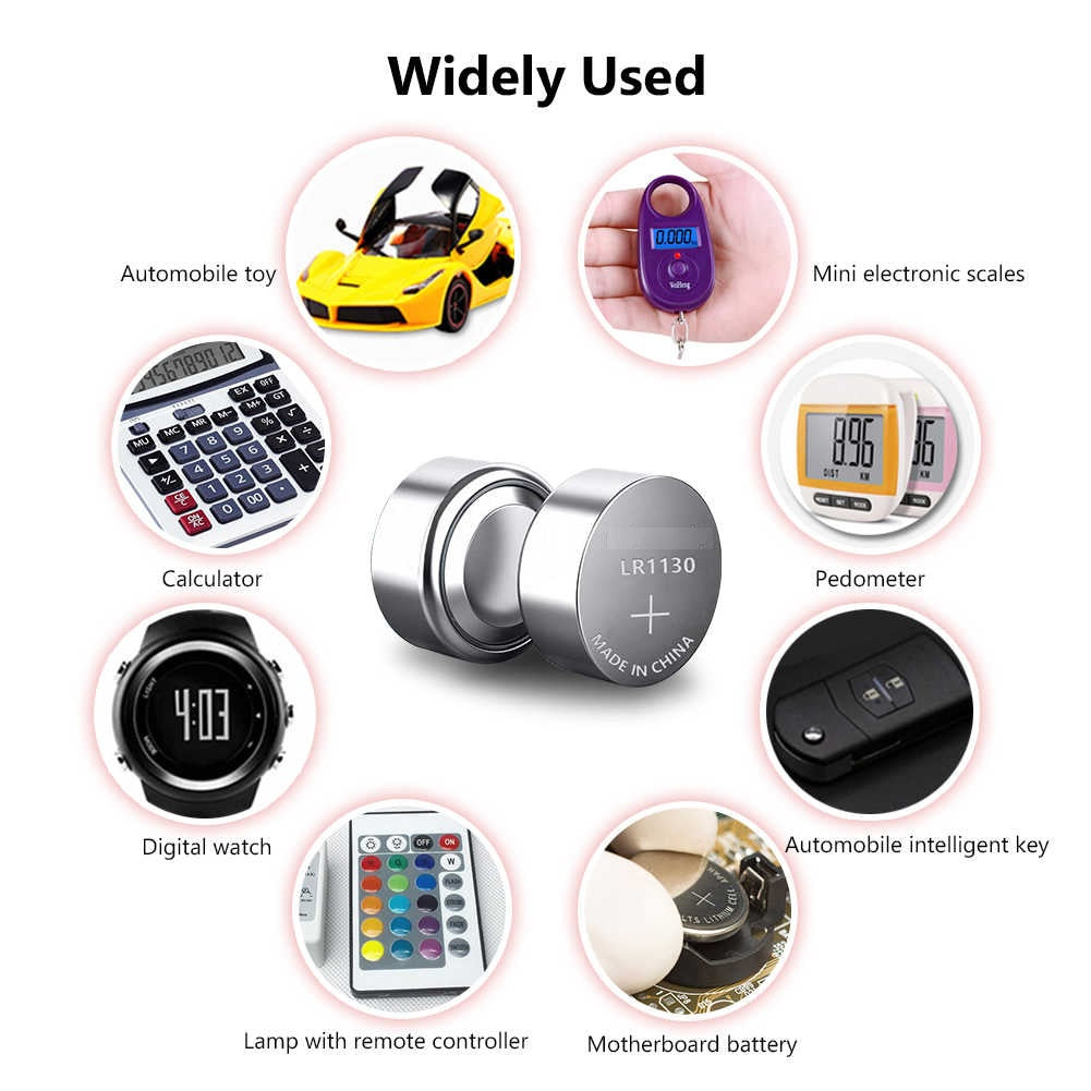 Panasonic LR1130 LR54 (1pc) 189 389 L1131 Alkaline Battery SR54 1.5V Button Cell Coin Batteries AG10
