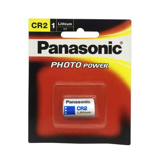 Panasonic CR2 (White) 3V Lithium Battery CR-2 Cylindrical Photo Lithium Power 3 volts CR15H270