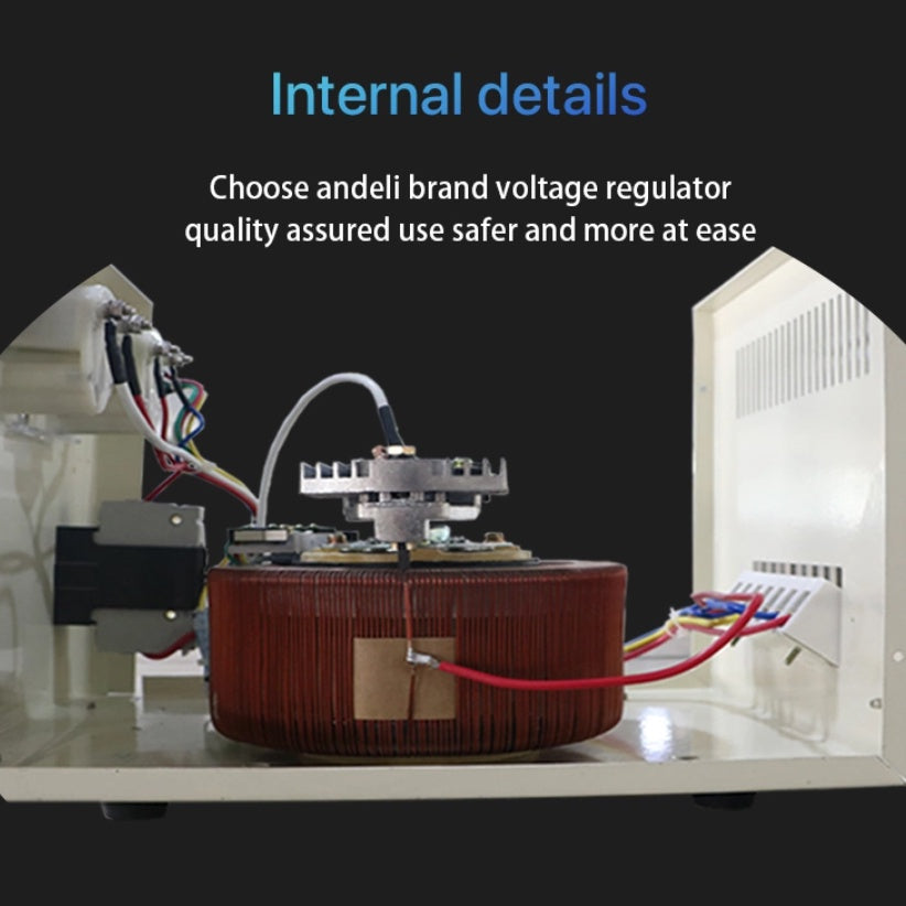 Andeli AVR 5000W Servo Type Automatic Voltage Regulator SVC-5000 Servo Motor Control AC AVR 5KVA