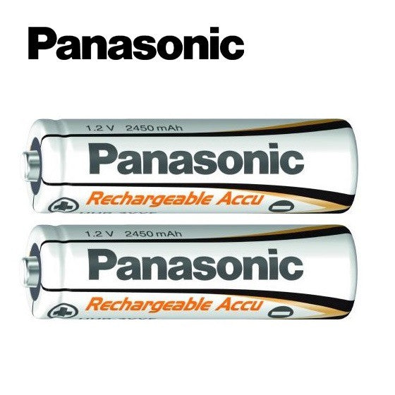 Panasonic Rechargeable AA (2pc) R2U P6P HR6 2450mAh BL2 Rechargeable Battery HHR3XXE/2BP Batteries
