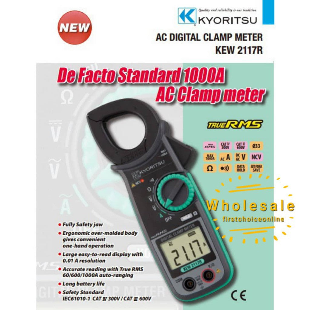 Kyoritsu 2117R AC Digital Clamp Meters