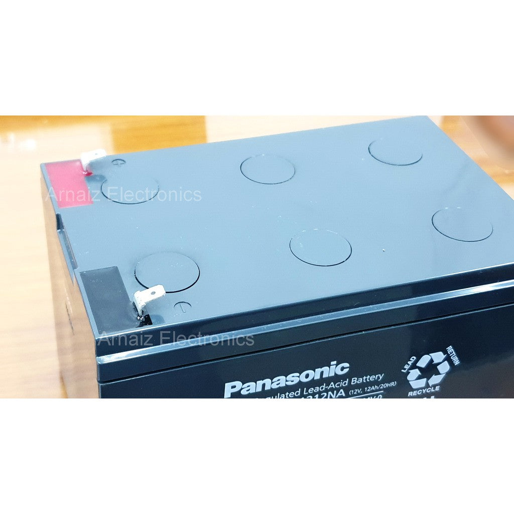 Panasonic Battery 12V 12Ah 20hr 12 Volts 12 Ampere LC-VA1212NA Battery