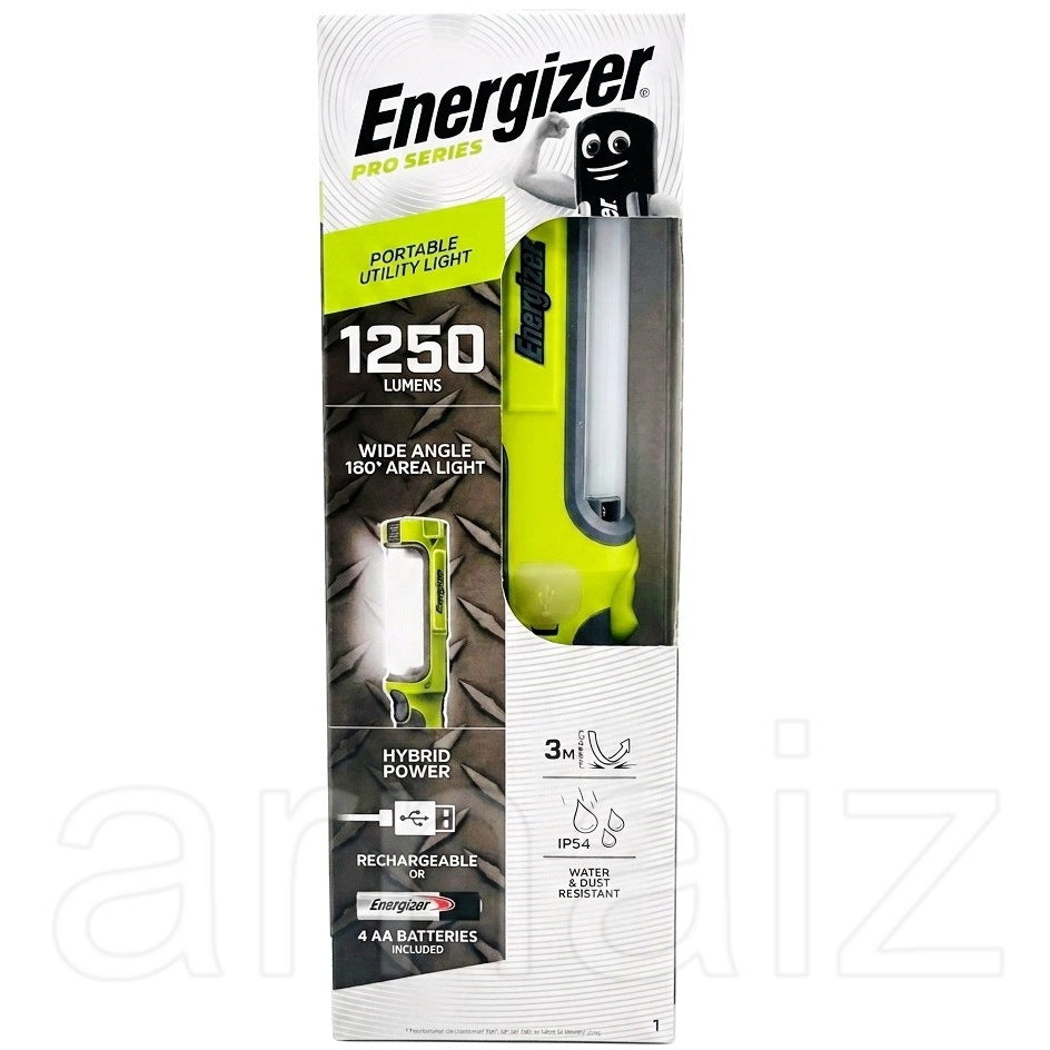 Energizer YPWL41 Pro Series Hybrid Work Light USB Rechargeable Professional Utility LED Flash Light
