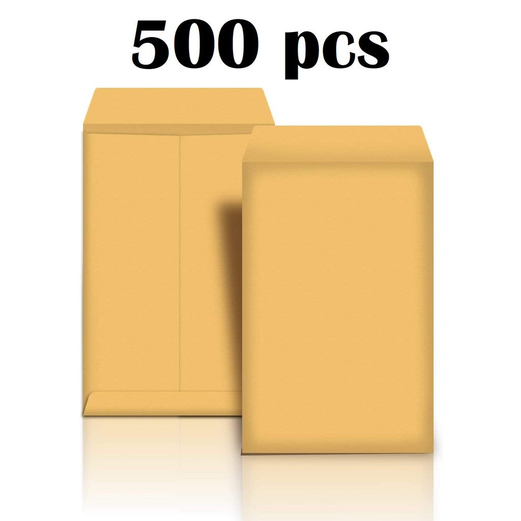 Catalog Envelope 100 pcs or 500 pcs (1 box) 6x9 Plain Catalogue Envelope 6” x 9” 6 x 9 inches Kraft