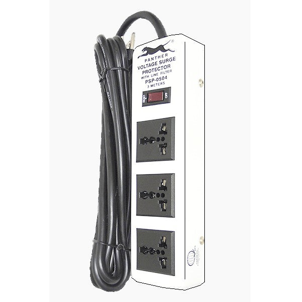 Panther Extension Cord Voltage Surge Protector PSP-0504 PSP 0504 PSP0504 3 Gang 3 Outlets 3 Meter