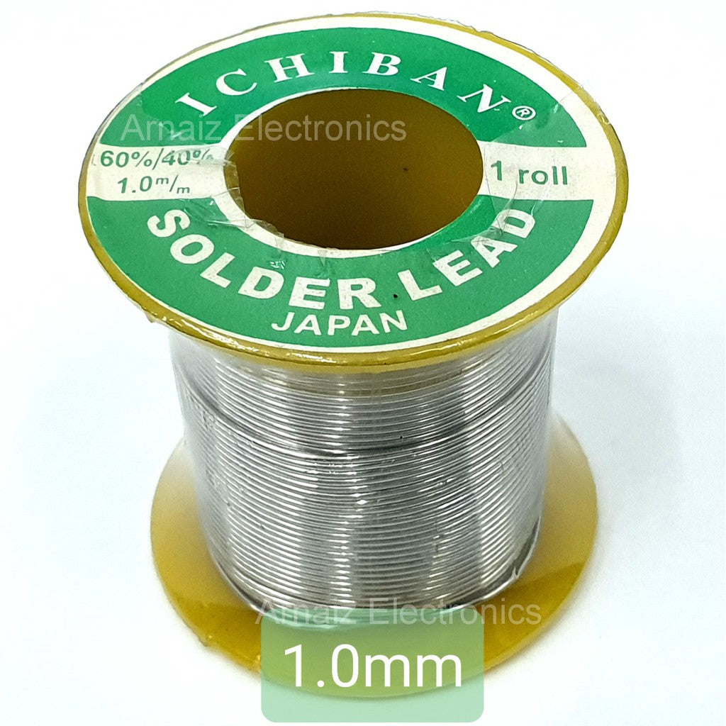 Ichiban Soldering Lead 60/40 1.2m/m 1.0m/m 0.8m/m 60 40 Japan 1.2 1.0 0.8 mm Lead