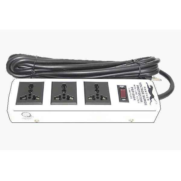 Panther Extension Cord Voltage Surge Protector PSP-0504 PSP 0504 PSP0504 3 Gang 3 Outlets 3 Meter