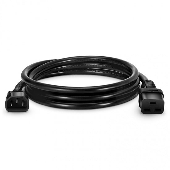 Power Cord C14 to C19 13A 250V 16 AWG 1.5 Meters Heavy Duty Black 1.5m