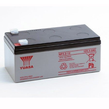 Yuasa 12v 3.2Ah SLA Rechargeable Battery NP3.2-12 Valve Regulated Sealed Lead-Acid Battery 12 Volts