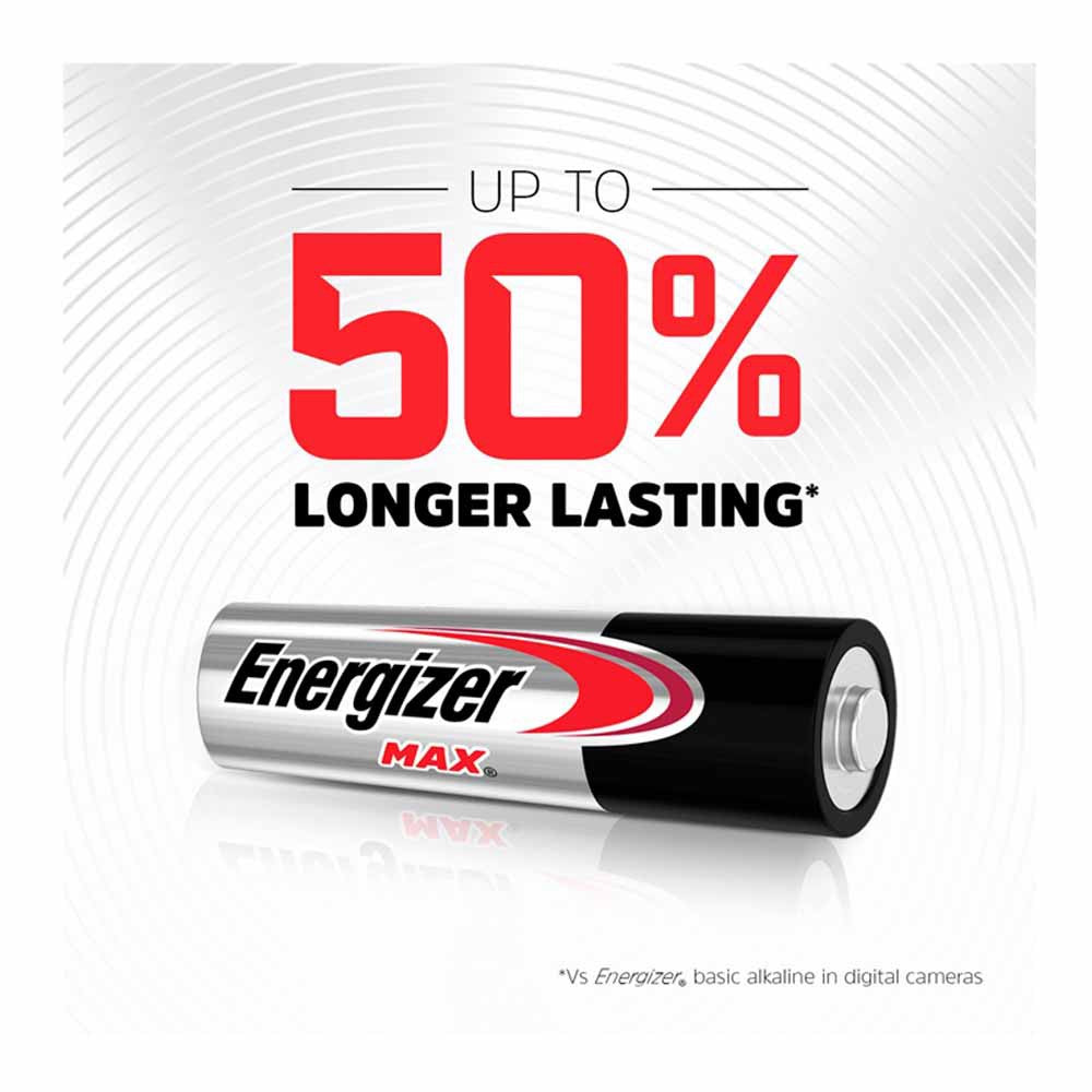Energizer Max Size AA Alkaline Battery (4pcs)