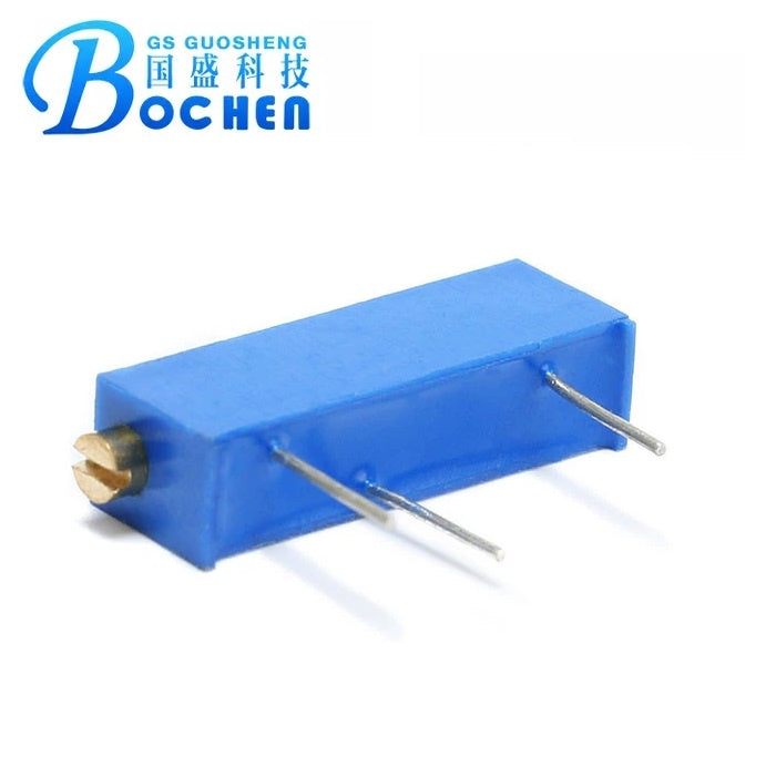 Bochen Trimpot 3006P 1K 1kΩ Through Hole Trimmer Potentiometer 0.75W Side Adjust Bochen 3006 1 KOhm