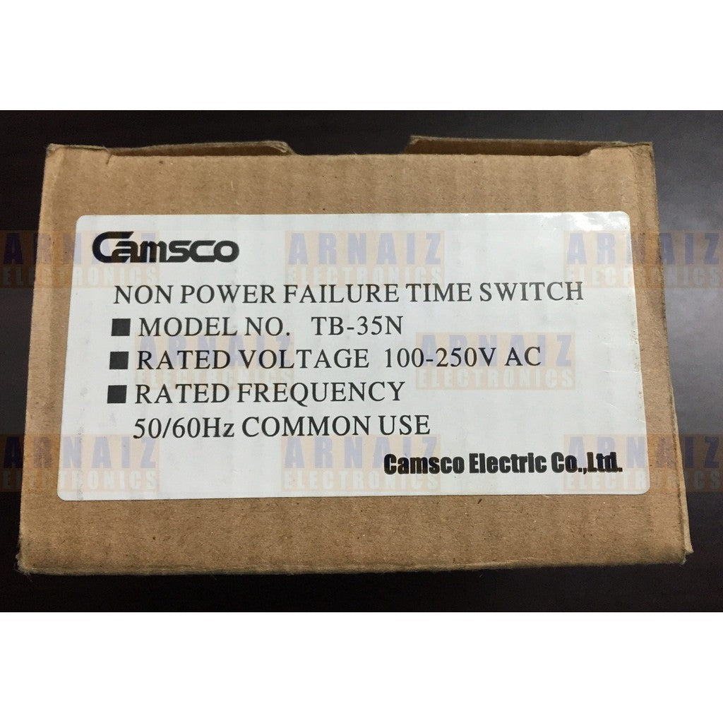 Camsco TB-35N Non Power Failure 24 Hours Timer Time Switch 15A