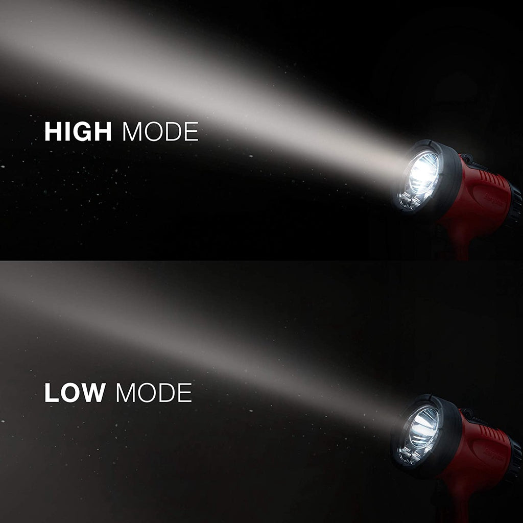 ENERGIZER Rechargeable Spotlight Powerful LED Beam Heavy Duty Rugged Spot Flash Light Flashlight