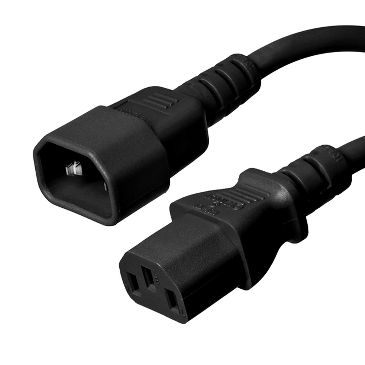 Power Cord C13 Female to C14 Male 1.5 Meters 13A 250V 16/3 SJT Wire 1.5M Socket Plug Extension Cable