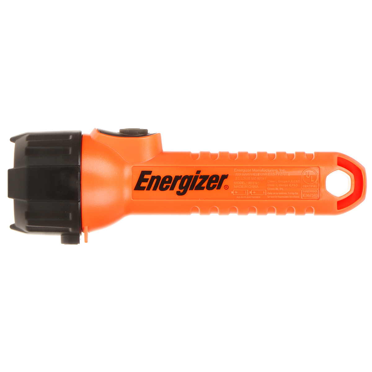 Energizer Intrinsically Safe Explosion Proof ATEX 2AA Flashlight IP67 Handheld Torch Light