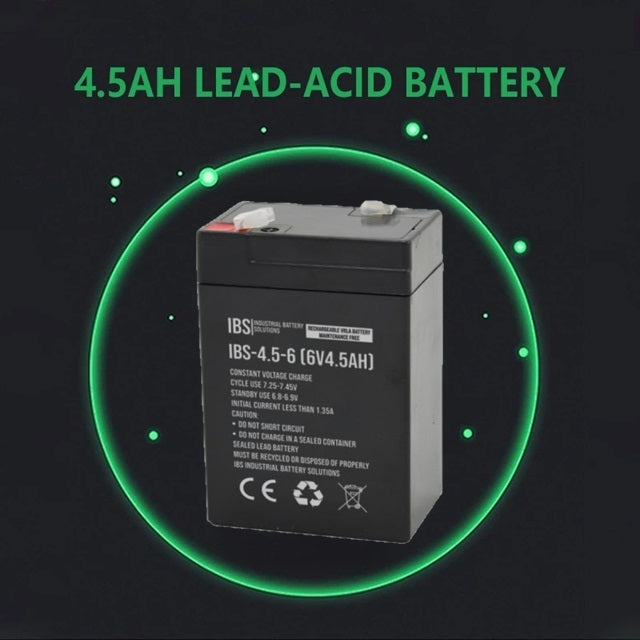 Battery 6V 4.5AH Sealed Acid Battery Outdoor Emergency Battery Home Battery Toy Car Fan 6v 4Ah